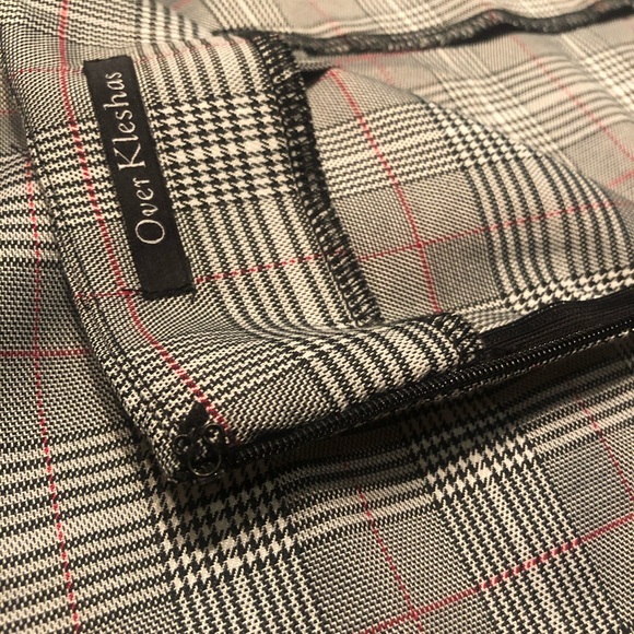 Plaid Bow Over Kleshas Mini Skirt. Size LG. - Picture 11 of 12